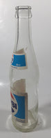 Vintage Pepsi 9 3/4" Tall 300mL Paper Label Clear Glass Soda Pop Bottle