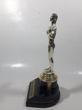 Hollywood Best Dram Queen Silver Tone Oscar 8 1/4" Tall Plastic Trophy Award Statue