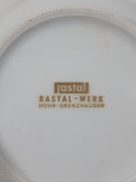 Vintage Rastal Werk Warsteiner Pilsener 1753 Cramer 5 3/4" White Porcelain Ash Tray