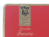 Vintage H. & J. van Schuppen N.V. Veenendaal-Holldan Panter Senoritas Furore Red Tin Metal 20 Cigar Case Holder Made in Holland