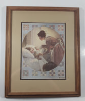 Mother's Little Angel by Norman Rockwell 18" x 22" Framed Art Painting Print