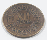 Vintage Celebrate Recorvery XII Years My Grace Is Enough For You Medallion Token Metal Coin