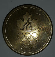 2002 Coca Cola Canadian Olympic Team NHLPA Joe Sakic NHL Hockey Player Metal Coin