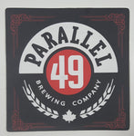 Parallel 49 Brewing Company Paper Beverage Drink Coaster