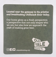 Old Yale Brewing Paper Beverage Drink Coaster