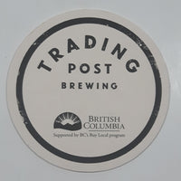 Trading Post Brewing British Columbia 4" Paper Beverage Drink Coaster