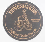 Amsterdam Brewery Boneshaker Unfiltered India Pale Ale Cruiser All Day Pale Ale 4" Paper Beverage Drink Coaster