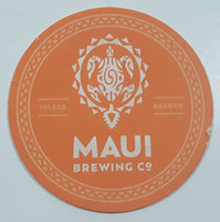 Maui Brewing Co Welcome To The Ohana 3 1/2" Paper Beverage Drink Coaster