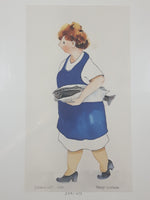 Fisherman's Wife by Nancy Loukkula #229 of 475 10 1/4" x 14" Print Sealed in Plastic