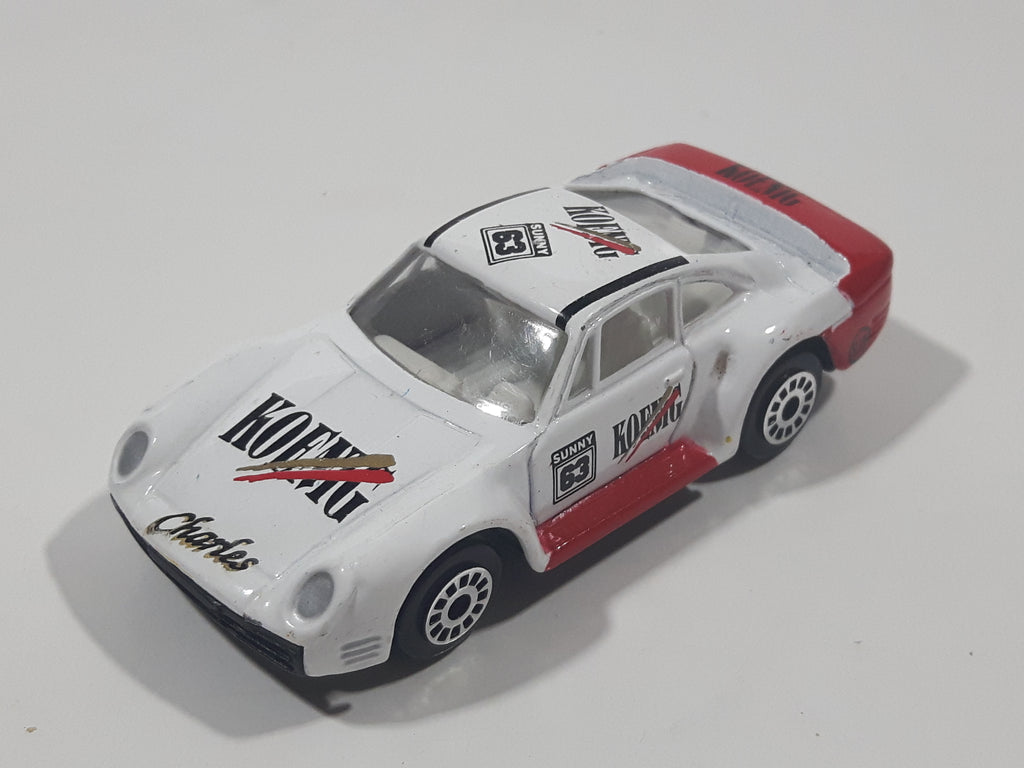 RealToy 1986 Porsche 959 Koenig Charles Sunny #63 White Die Cast Toy R ...