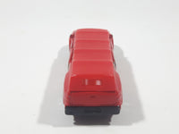 Unknown Brand Quad Cab Pickup Truck with Cap Fire Department Red Die Cast Toy Car Vehicle