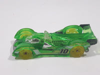 2015 Hot Wheels HW Race X-Raycers Hi-Tech Missile Clear Yellow Die Cast Toy Car Vehicle