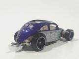 2009 Hot Wheels Custom Volkswagen Beetle Bug Purple Die Cast Toy Car Vehicle