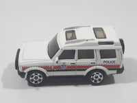2007 Matchbox Best of British Land Rover Discovery Police White Die Cast Toy Car Vehicle