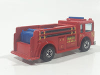 1982 Hot Wheels Fire Eater Red Fire Truck Die Cast Toy Car Vehicle - BW - Blue Lights