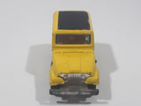 Vintage Kidco Tough Wheels Jeep CJ-7 Yellow Die Cast Toy Car Vehicle Made in Hong Kong