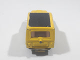 Vintage Kidco Tough Wheels Jeep CJ-7 Yellow Die Cast Toy Car Vehicle Made in Hong Kong