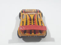 Vintage Majorette No. 237 Lamborghini Countach Dunlop #36 Yellow 1/56 Scale Die Cast Toy Dream Car Vehicle Made in France