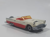 1983 Matchbox 1957 Ford Thunderbird Convertible White and Red Die Cast Toy Car Vehicle