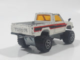Majorette No. 287 and 292 4x4 Toyota Pick-up Truck White Die Cast Toy Car Vehicle with Opening Hood