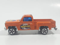 Vintage Speed Wheels Series II Chevy Stepside Truck Orange "Newport" Die Cast Toy Car Vehicle Made in Hong Kong