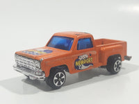 Vintage Speed Wheels Series II Chevy Stepside Truck Orange "Newport" Die Cast Toy Car Vehicle Made in Hong Kong