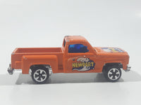 Vintage Speed Wheels Series II Chevy Stepside Truck Orange "Newport" Die Cast Toy Car Vehicle Made in Hong Kong
