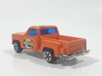 Vintage Speed Wheels Series II Chevy Stepside Truck Orange "Newport" Die Cast Toy Car Vehicle Made in Hong Kong