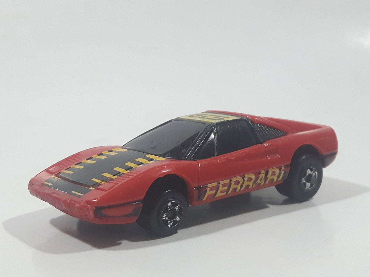 Vintage 1980 Kidco Burnin' Key Cars Ferrari GTS Red Plastic Body Toy C ...