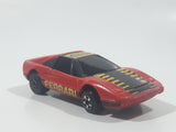 Vintage 1980 Kidco Burnin' Key Cars Ferrari GTS Red Plastic Body Toy Car Vehicle - No Key - 1/64 - Macao