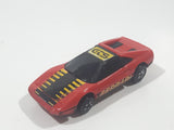 Vintage 1980 Kidco Burnin' Key Cars Ferrari GTS Red Plastic Body Toy Car Vehicle - No Key - 1/64 - Macao