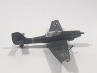 Vintage Dyna Flites Junkers JU-87 A101 German Fighter Airplane Army Green Die Cast Toy Aircraft