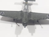 Vintage Dyna Flites Junkers JU-87 A101 German Fighter Airplane Army Green Die Cast Toy Aircraft