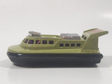 Vintage 1972 Lesney Matchbox Superfast Hovercraft No. 72 & 2 Green and Tan Die Cast Toy Watercraft Boat Rescue Emergency Vehicle Made in England