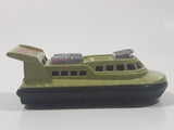 Vintage 1972 Lesney Matchbox Superfast Hovercraft No. 72 & 2 Green and Tan Die Cast Toy Watercraft Boat Rescue Emergency Vehicle Made in England