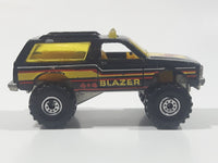 1984 Hot Wheels Blazer 4x4 Black Die Cast Toy Car Vehicle with Opening Doors