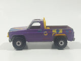 Vintage 1990 Hot Wheels Power Plower Truck Purple Die Cast Toy Car Vehicle