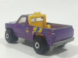 Vintage 1990 Hot Wheels Power Plower Truck Purple Die Cast Toy Car Vehicle