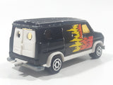 Vintage Majorette No. 250 U.S. Van Black 1/65 Scale Die Cast Toy Car Vehicle with Opening Rear Doors Made in France