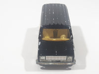 Vintage Majorette No. 250 U.S. Van Black 1/65 Scale Die Cast Toy Car Vehicle with Opening Rear Doors Made in France