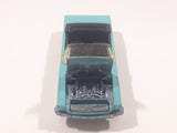 1987 Hot Wheels '65 Mustang Convertible Turquoise Die Cast Toy Car Vehicle with Opening Hood