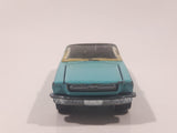 1987 Hot Wheels '65 Mustang Convertible Turquoise Die Cast Toy Car Vehicle with Opening Hood