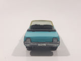 1987 Hot Wheels '65 Mustang Convertible Turquoise Die Cast Toy Car Vehicle with Opening Hood