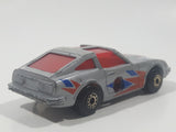 Vintage 1983 Matchbox Mega Blasters Cap Cars Datsun 280Z Bomb Silver Grey Die Cast Toy Car Vehicle