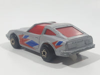 Vintage 1983 Matchbox Mega Blasters Cap Cars Datsun 280Z Bomb Silver Grey Die Cast Toy Car Vehicle