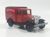 1981 Matchbox Ford Model A Canada Post Postes Canada Mail Delivery Truck Red Die Cast Toy Car Vehicle