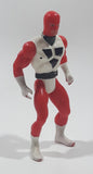 Vintage 1985 Marchon Sparking Rocket Cycle Red and White 4 1/4" Tall Plastic Toy Figure