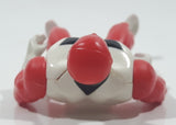 Vintage 1985 Marchon Sparking Rocket Cycle Red and White 4 1/4" Tall Plastic Toy Figure