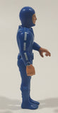 Vintage 1979 Fisher Price Adventure People Male Scuba Diver Octopus Blue Man 3 3/4" Tall Plastic Toy Action Figure Made in Hong Kong