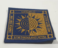 Girl Guides Guiding Is A Lot More Fun Than Anything Else Under The Sun 2" x 2" Embroidered Fabric Patch Badge